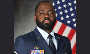 LaDarrion Holloway promoted to Master Sergeant in the United States Air Force.
